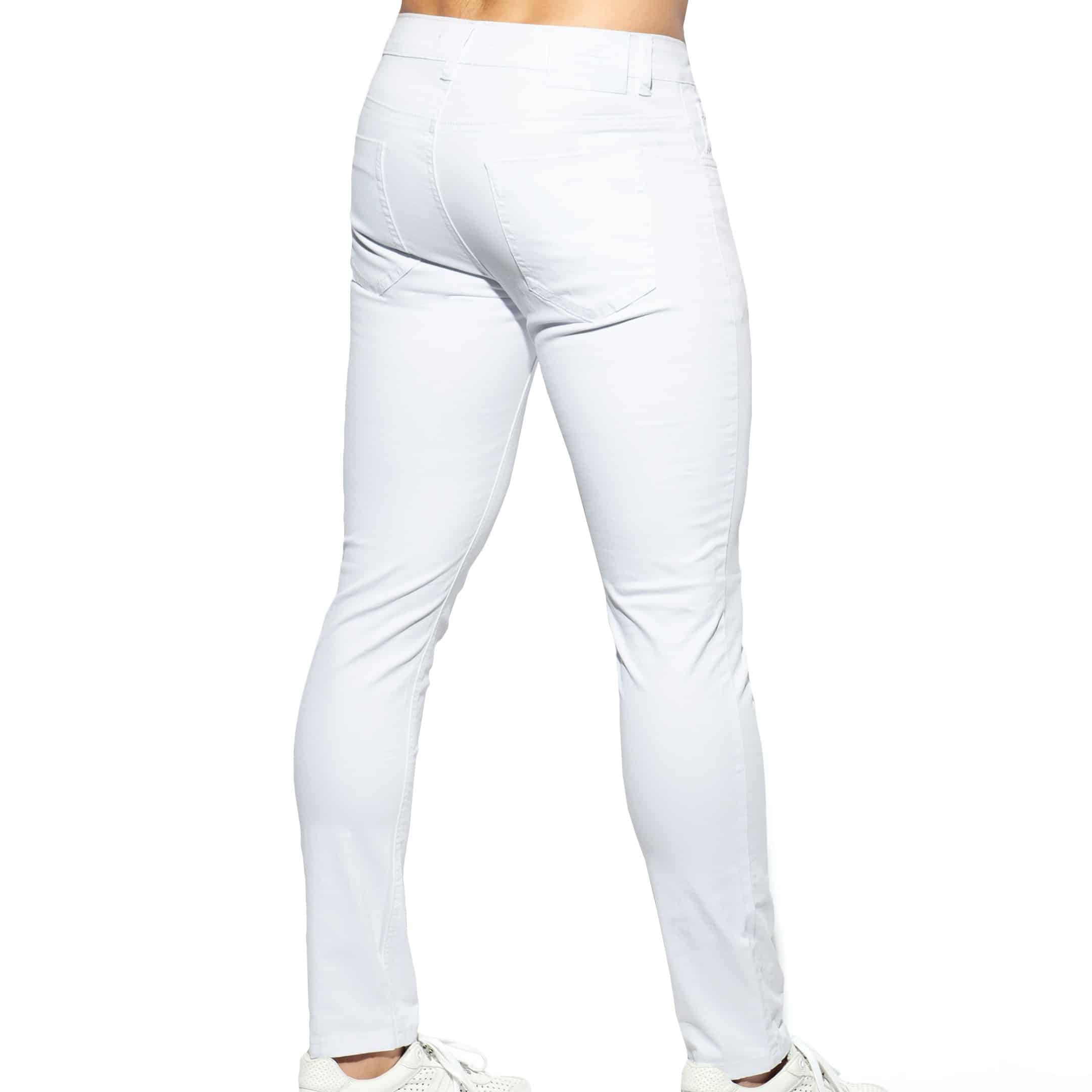 Men White Pants - Temu