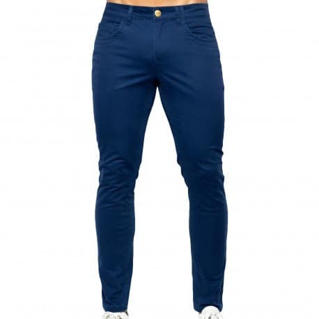 ES Collection Pantalon Slim Fit Bleu Marine