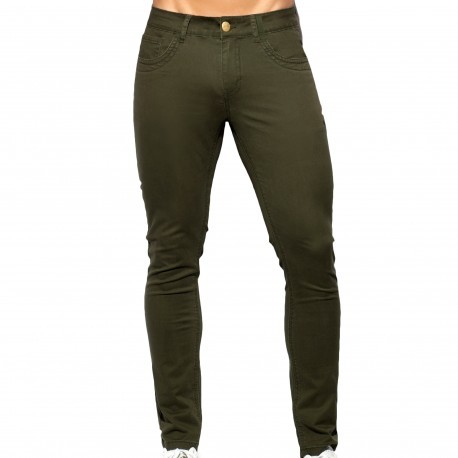 ES Collection Slim-Fit Pants - Khaki