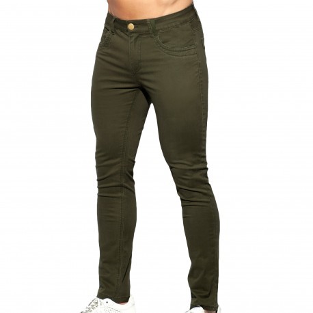 ES Collection Slim-Fit Pants - Khaki