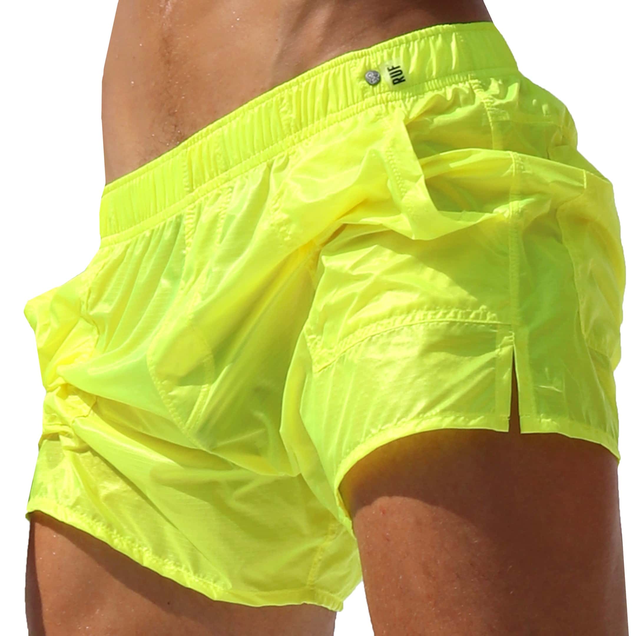 Rufskin Nuage Nylon Shorts - Lemon | INDERWEAR