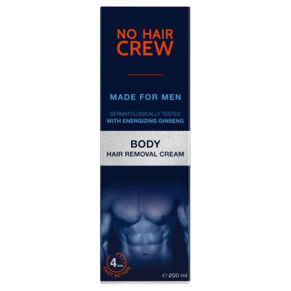 Crème Dépilatoire Corps - 200 ml No Hair Crew