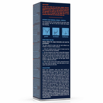 Crème Dépilatoire Intime - 100 ml No Hair Crew