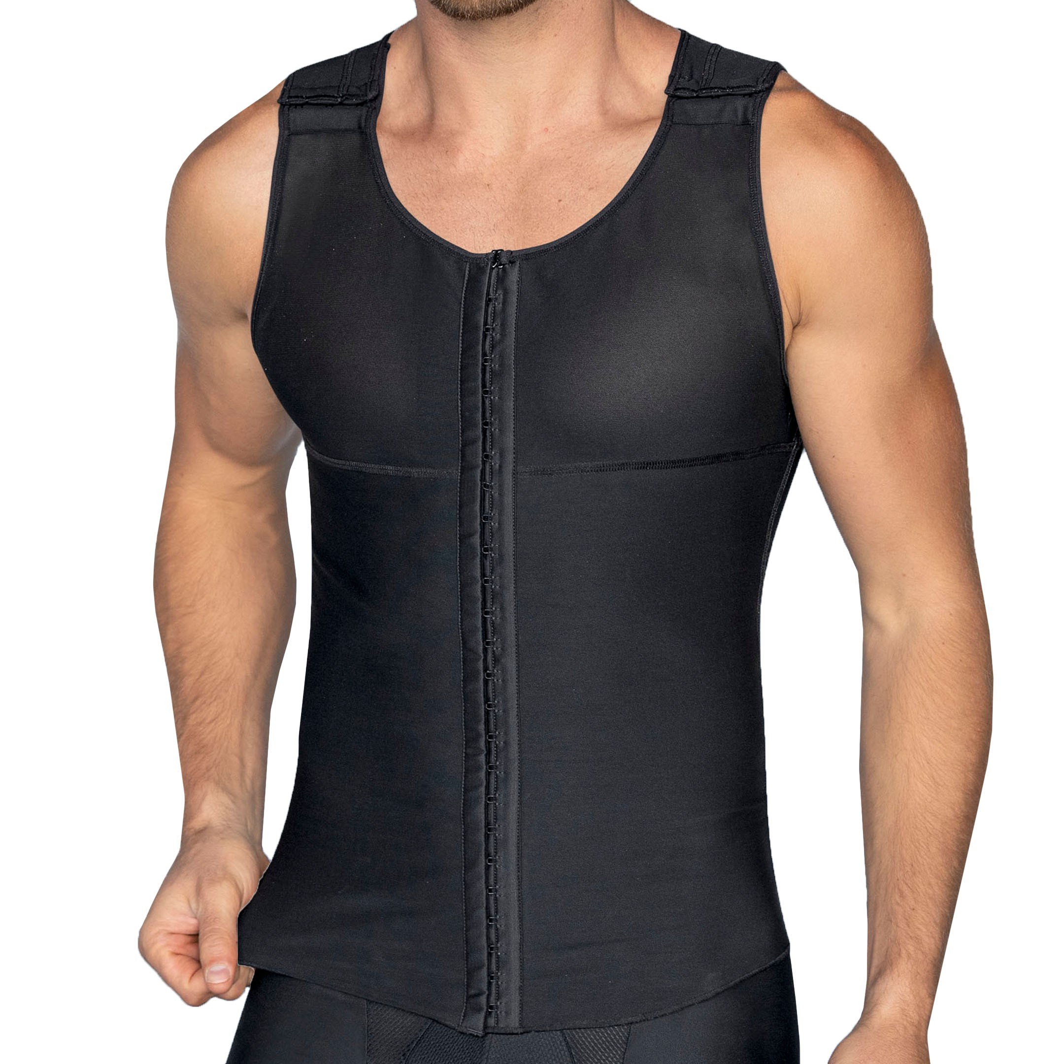 LEO Firm Compression Shaper Vest - Black | INDERWEAR