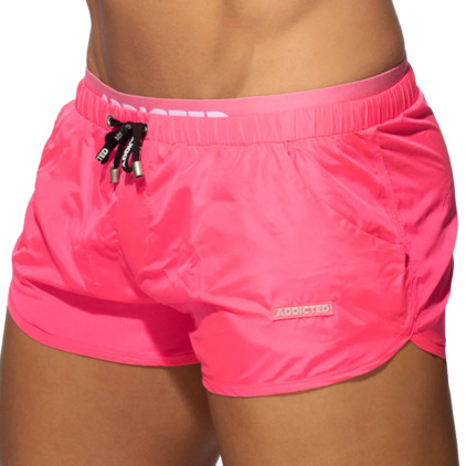 Short de Bain Double Waistband Rose Addicted