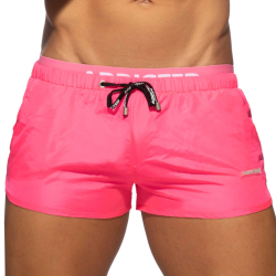Short de Bain Double Waistband Rose Addicted