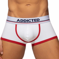 Shorty Basic Colors Coton Blanc - Rouge Addicted