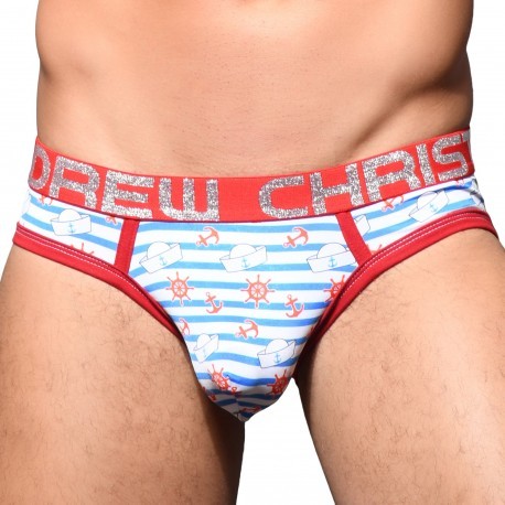 Andrew Christian Almost Naked Sailor Stripe Briefs