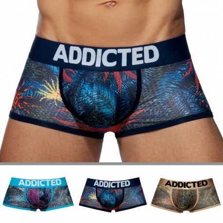 Addicted 3-Pack Mesh Trunks - Tropical