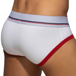 Slip Basic Colors Coton Blanc - Rouge Addicted