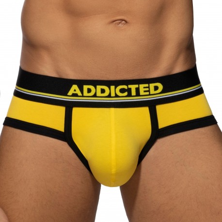 Addicted Basic Colors Cotton Briefs - Yellow