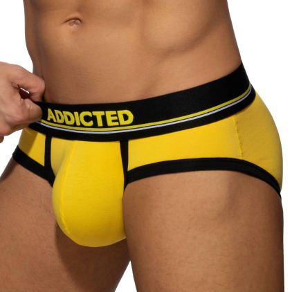 Slip Basic Colors Coton Jaune Addicted