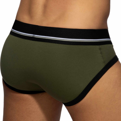 Slip Basic Colors Coton Vert Kaki Addicted