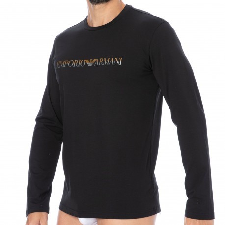 Emporio Armani T-Shirt Coton X-Mas Edition Noir