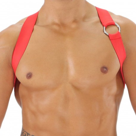 TOF Paris Party Boy Elastic Harness - Red