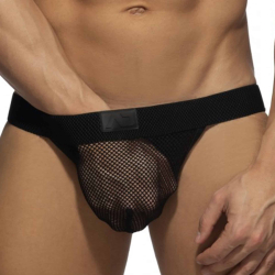Addicted Click Mesh Jockstrap - Black