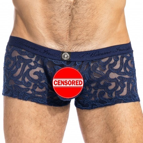 L'Homme invisible Shorty Hipster Push Up Elio Bleu
