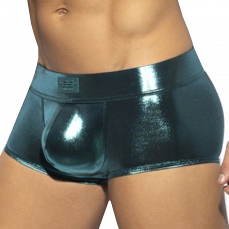 ES Collection Shiny Trendy Push Up Trunks - Cobalt