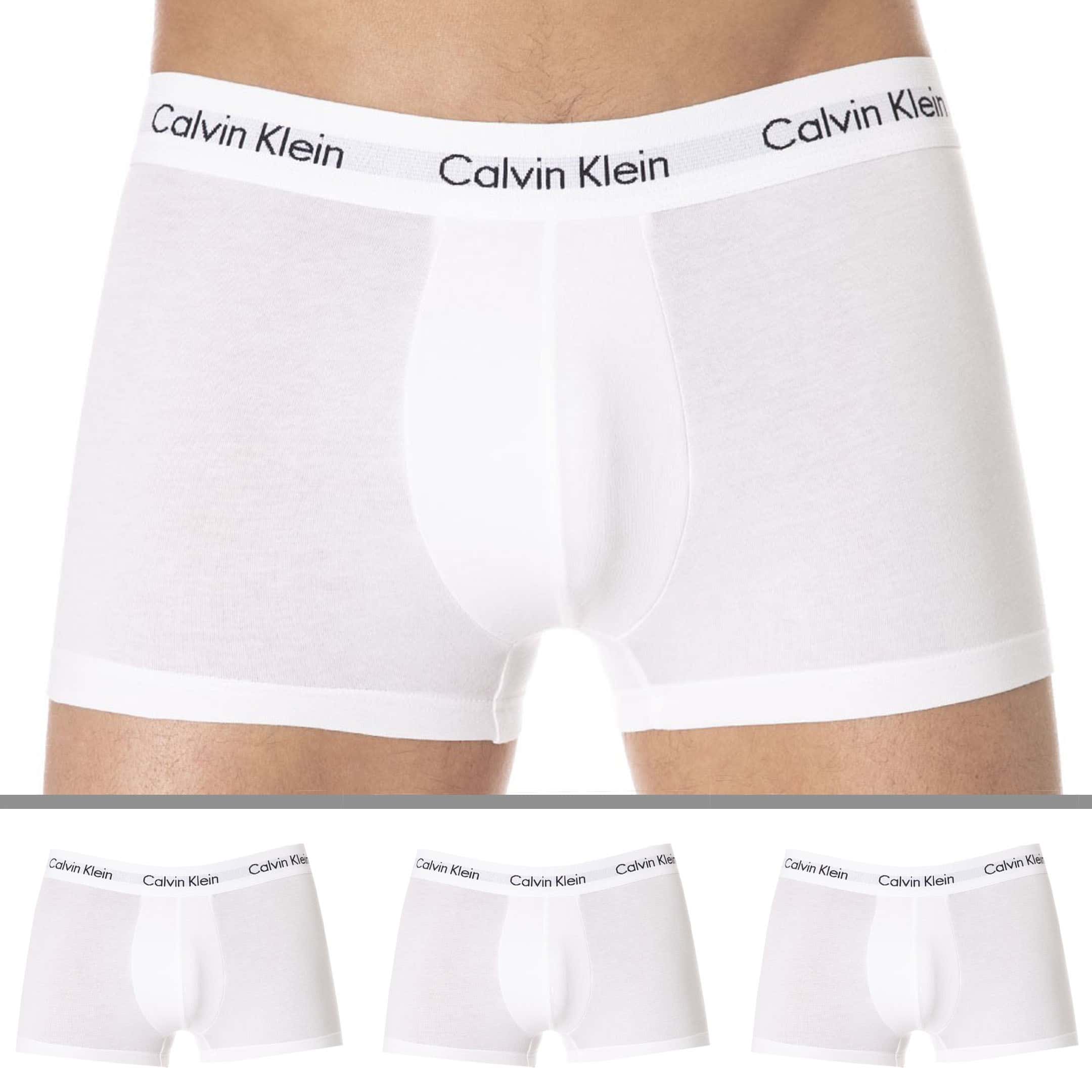 wandelen Antecedent Meisje Calvin Klein 3-Pack Cotton Stretch Boxer Briefs - White | INDERWEAR