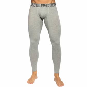 Caleçon Long Basic Coton Gris ES Collection