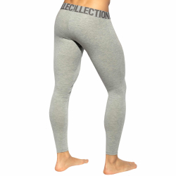 Caleçon Long Basic Coton Gris ES Collection