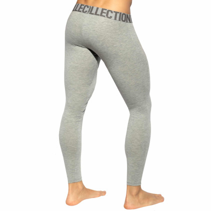 Caleçon Long Basic Coton Gris ES Collection