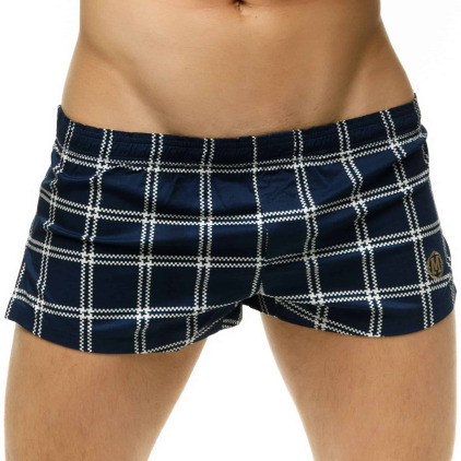 Marcuse Calecon Checker Bleu Marine