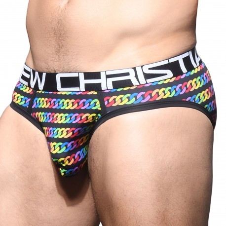 Andrew Christian Slip Almost Naked Pride Chain