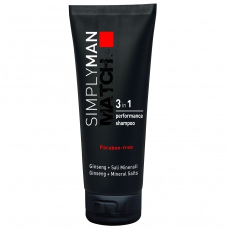 Simply Man Shampoing Performance 3-en-1 - 200 ml