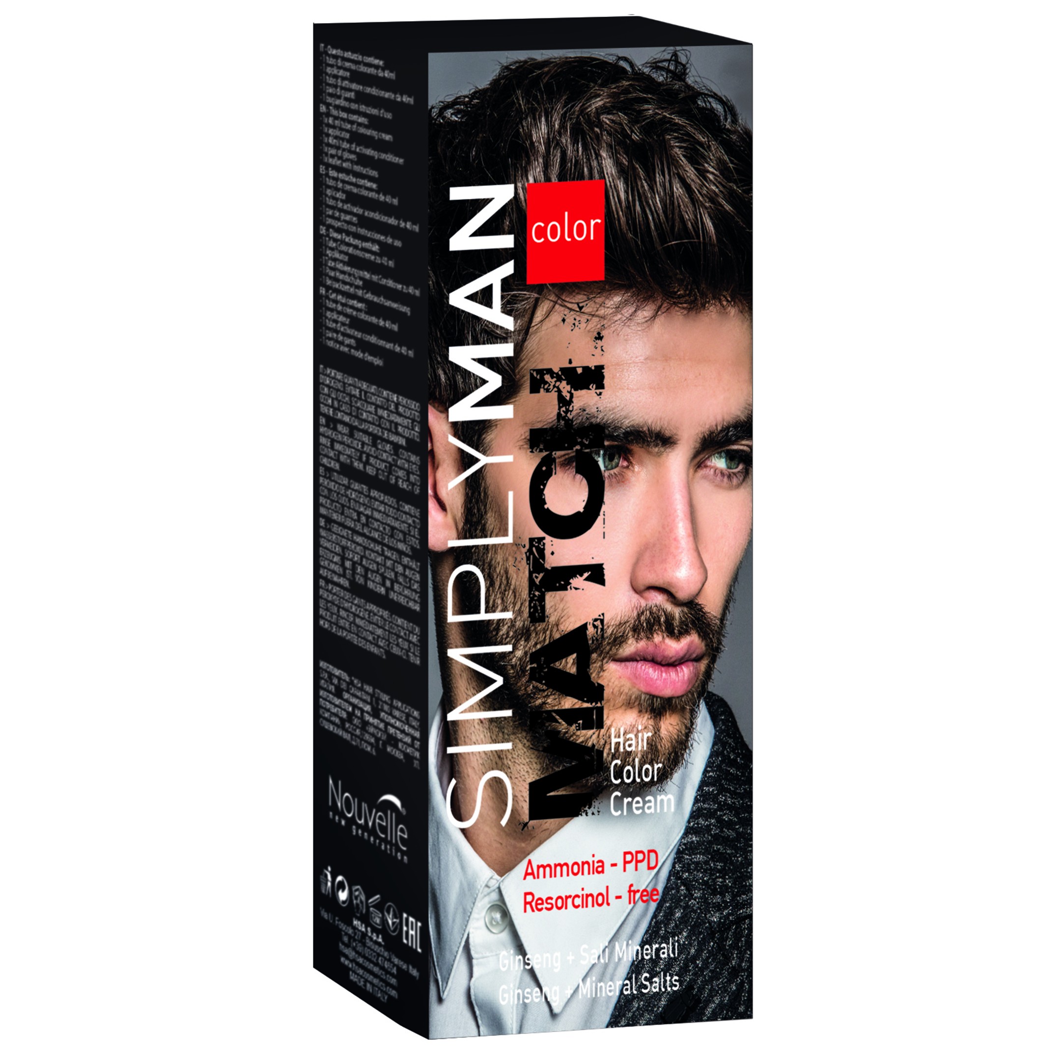 Simply Man Hair Dye Kit - Black | INDERWEAR