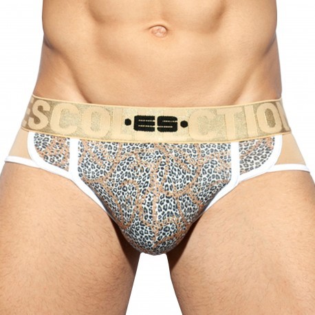 ES Collection Jock Strap Leo-Chains Push Up Or