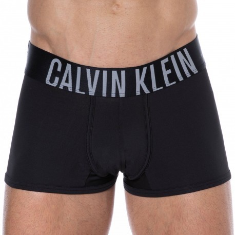 Calvin Klein Lot de 2 Boxers Intense Power Microfibre Noir - Gris