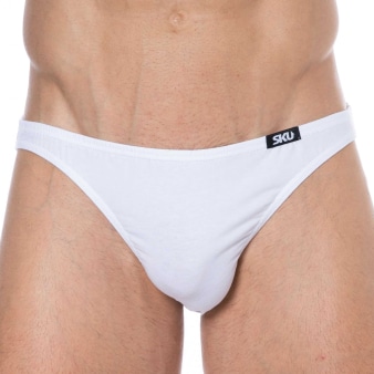 Lot de 3 Slips Mini Coton Blancs SKU