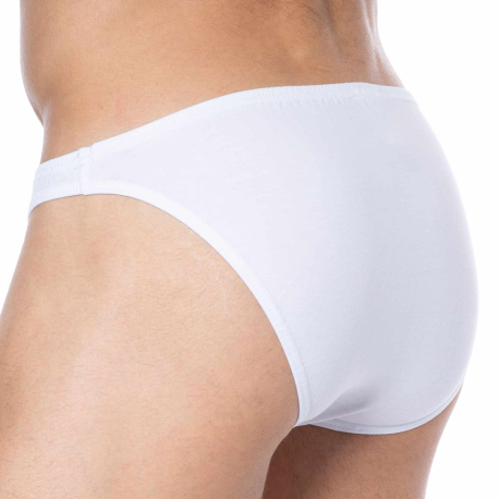 SKU 3-Pack Cotton Mini Briefs - White