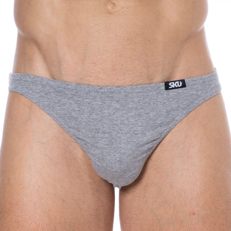 Temptation Plume Briefs - Charcoal