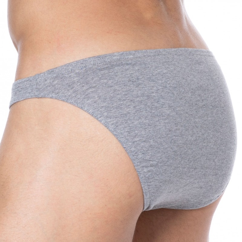 SKU 3-Pack Cotton Mini Briefs - Grey