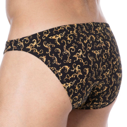 Slip Mini Coton Baroque Noir SKU