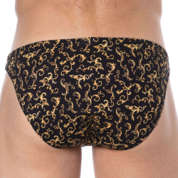 Slip Mini Coton Baroque Noir SKU