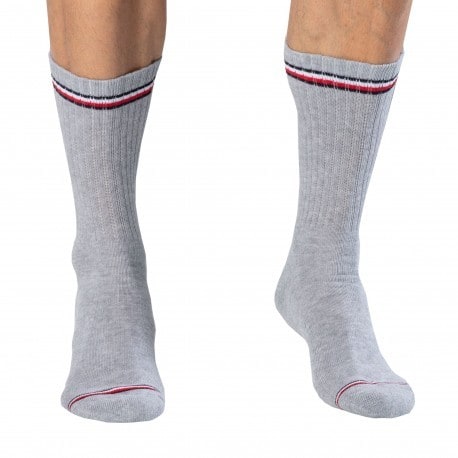Tommy Hilfiger 2-Pack Iconic Sporty Socks - Grey