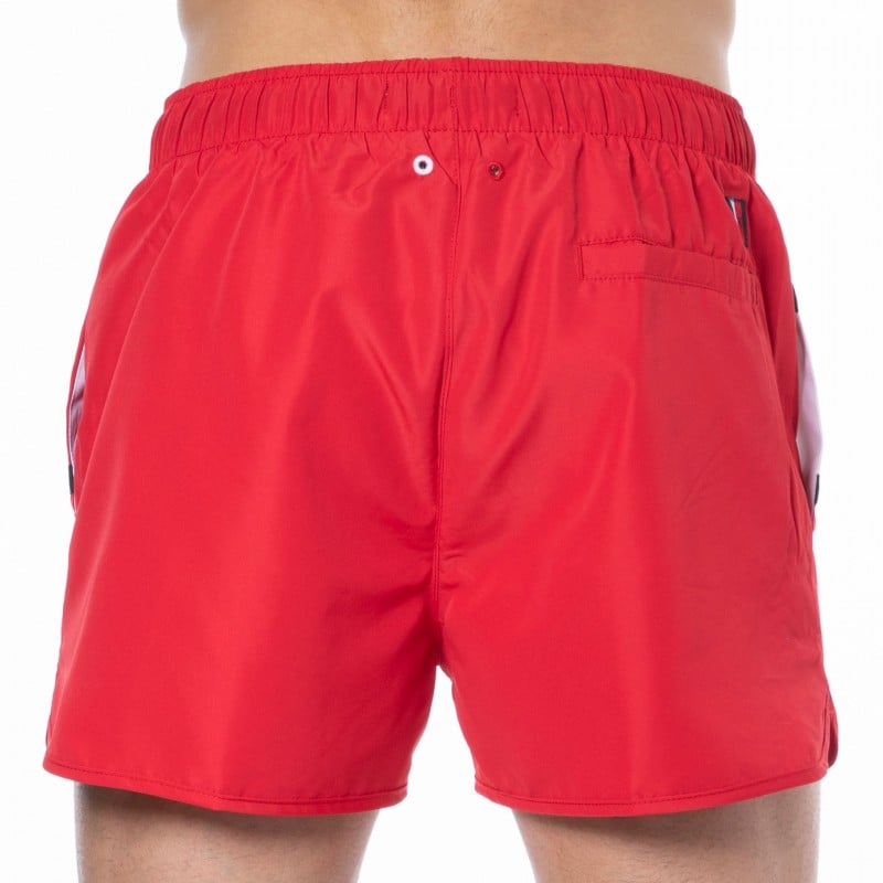 Tommy Hilfiger Classic Mens Swim Shorts Tango Red 