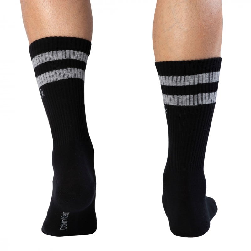Calvin Klein 2-Pack Maurice Crew Socks - Black | INDERWEAR