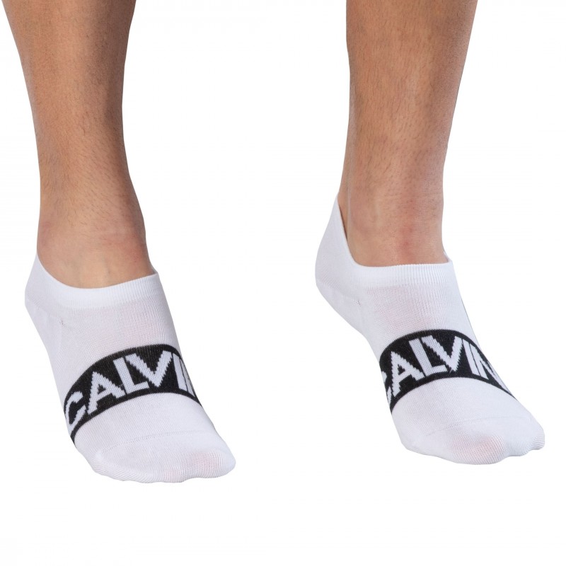 Calvin Klein 6-pack No Show Socks in White for Men Mens Clothing Underwear Socks 