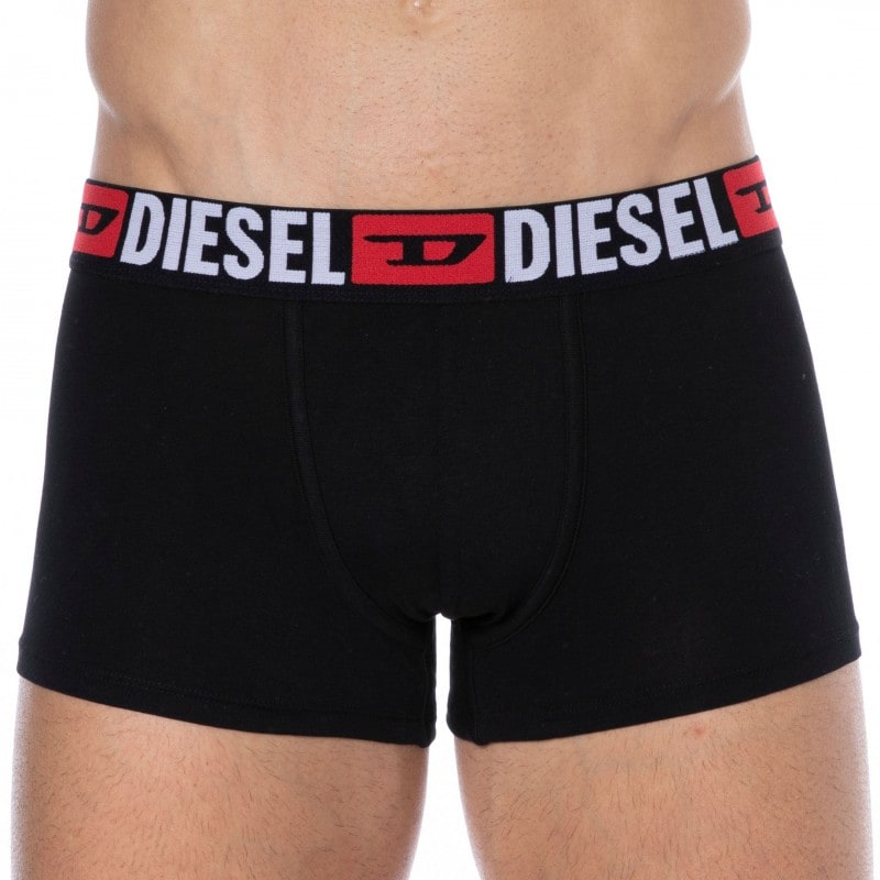 Diesel 3-Pack Denim Division Cotton Boxer Briefs - Red - Black - Grey ...