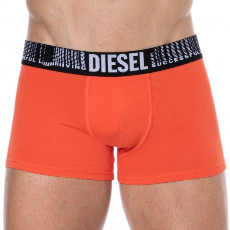 Diesel Successful Living Cotton Boxer briefs - Orange