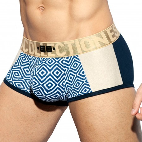ES Collection Rhombus Combi Trunks - Gold