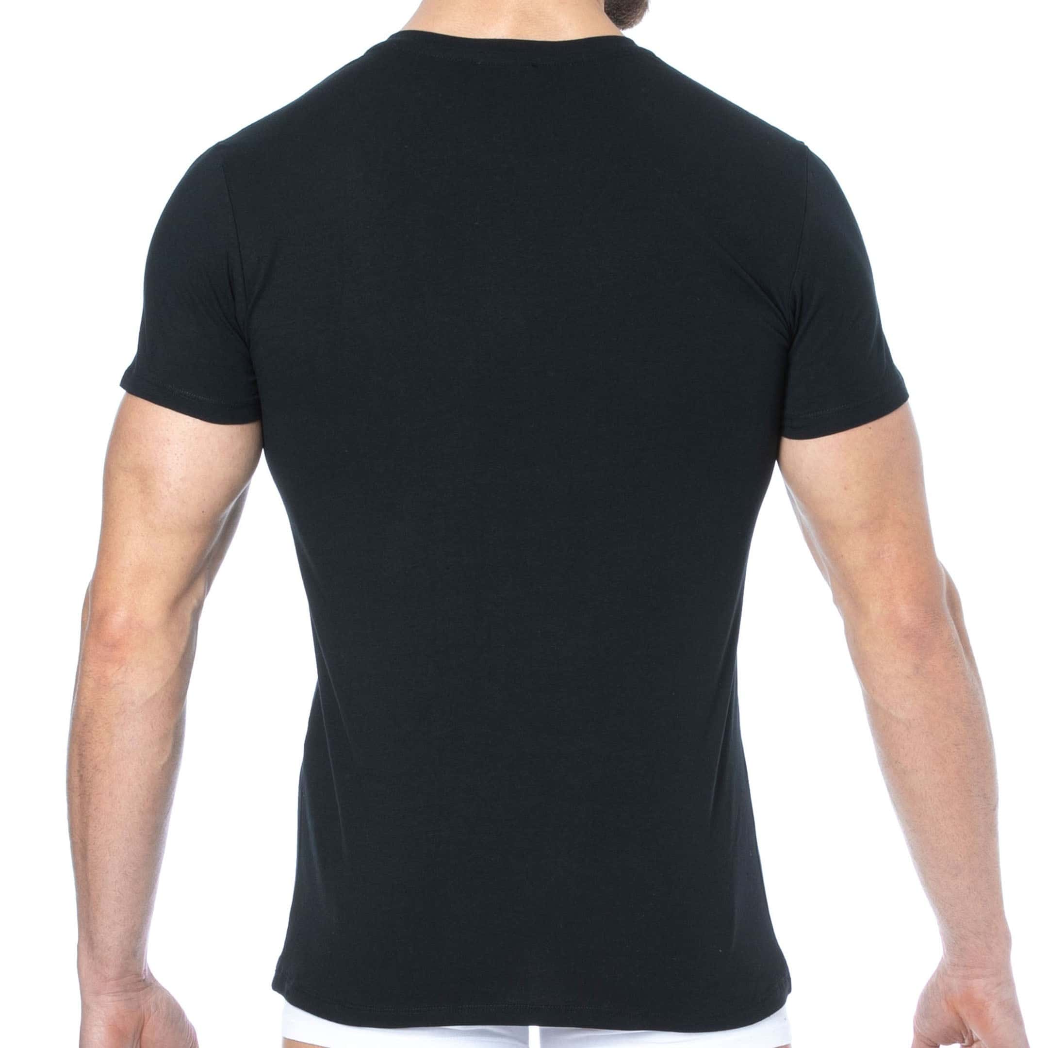 Diesel 3-Pack Basic V-Neck T-Shirts - Black