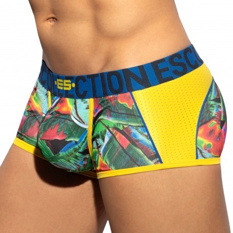 ES Collection Sportive Microfiber Trunks - Neon Yellow