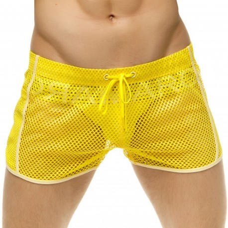 Marcuse Alba Mesh Shorts - Yellow