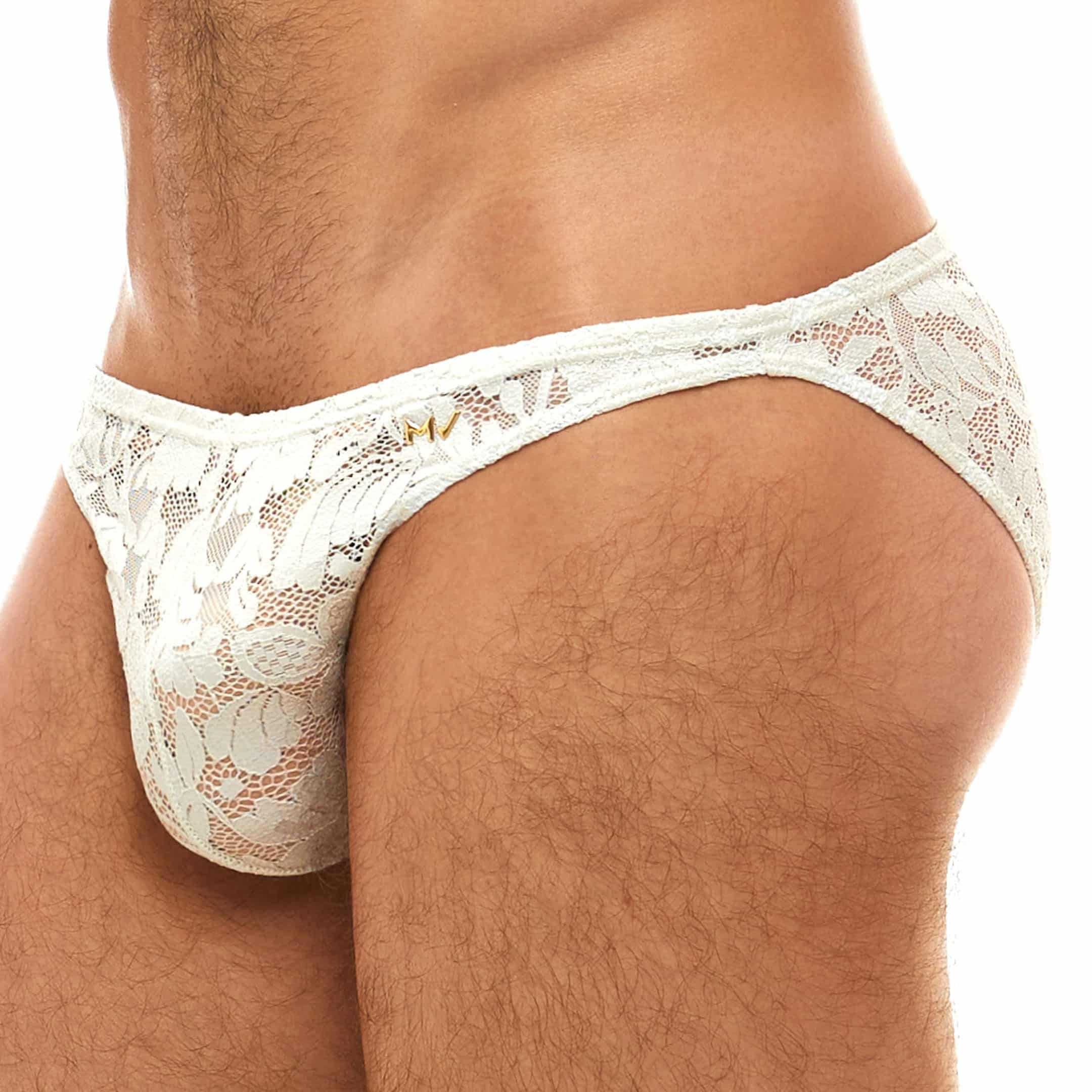 Modus Vivendi Floral Lace Low Cut Briefs - Ivory