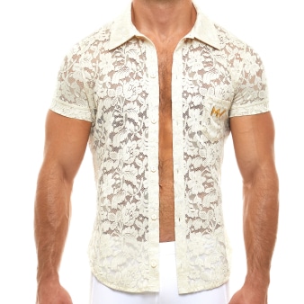 Chemisette Dentelle Florale Ivoire Modus Vivendi